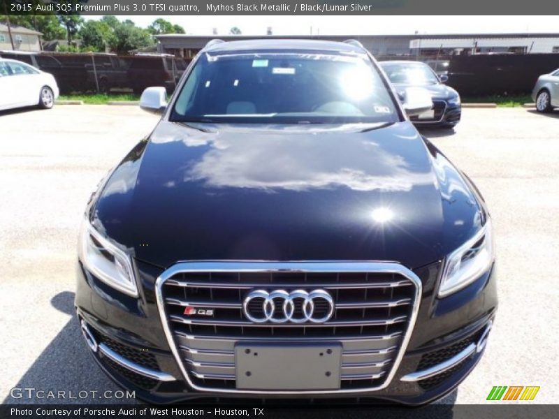 Mythos Black Metallic / Black/Lunar Silver 2015 Audi SQ5 Premium Plus 3.0 TFSI quattro