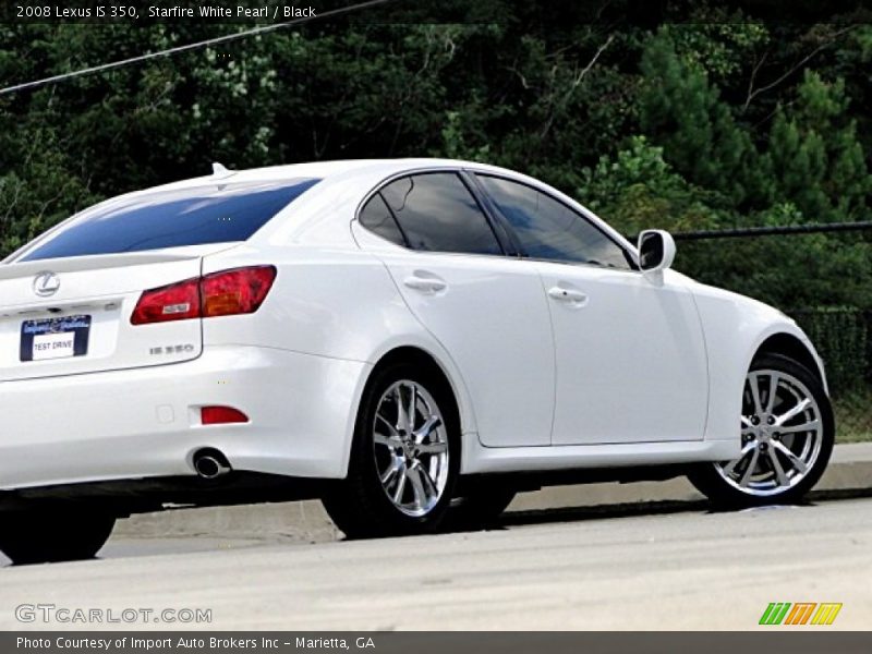 Starfire White Pearl / Black 2008 Lexus IS 350