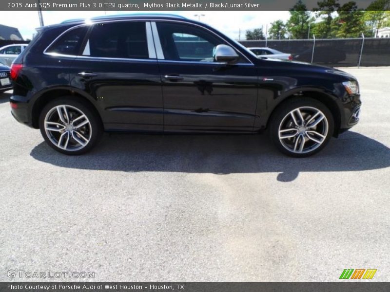 Mythos Black Metallic / Black/Lunar Silver 2015 Audi SQ5 Premium Plus 3.0 TFSI quattro