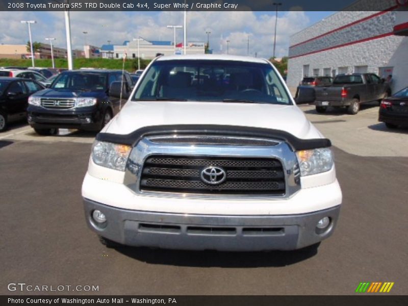 Super White / Graphite Gray 2008 Toyota Tundra SR5 TRD Double Cab 4x4