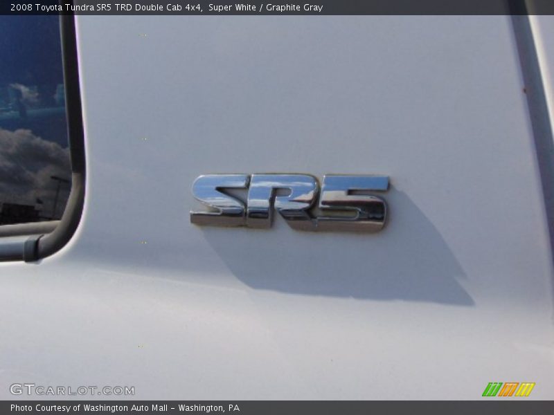 Super White / Graphite Gray 2008 Toyota Tundra SR5 TRD Double Cab 4x4