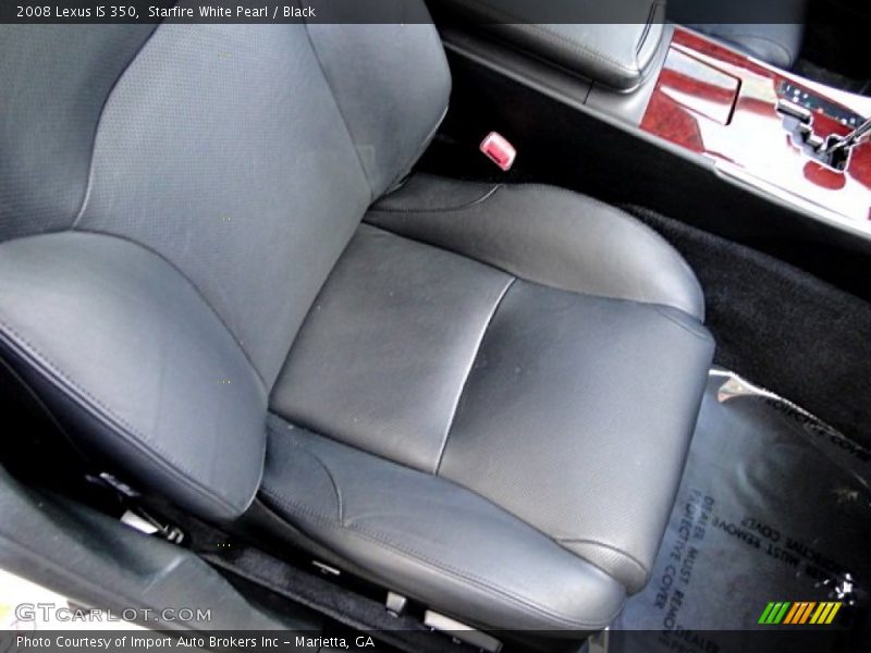 Starfire White Pearl / Black 2008 Lexus IS 350