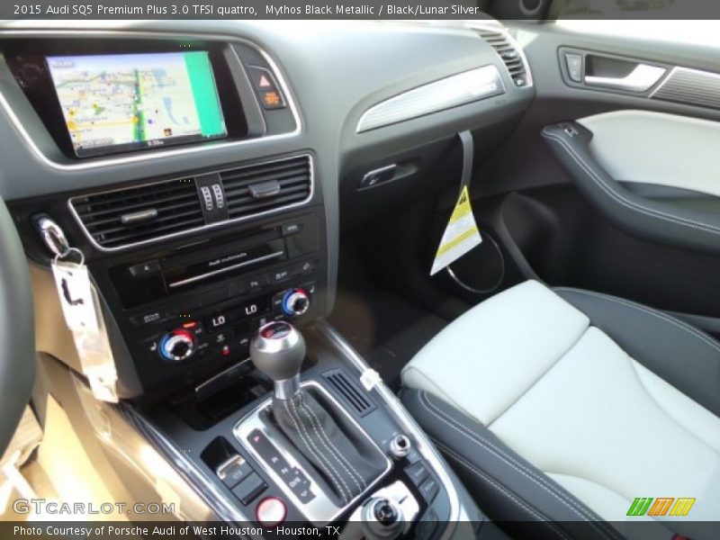 Mythos Black Metallic / Black/Lunar Silver 2015 Audi SQ5 Premium Plus 3.0 TFSI quattro