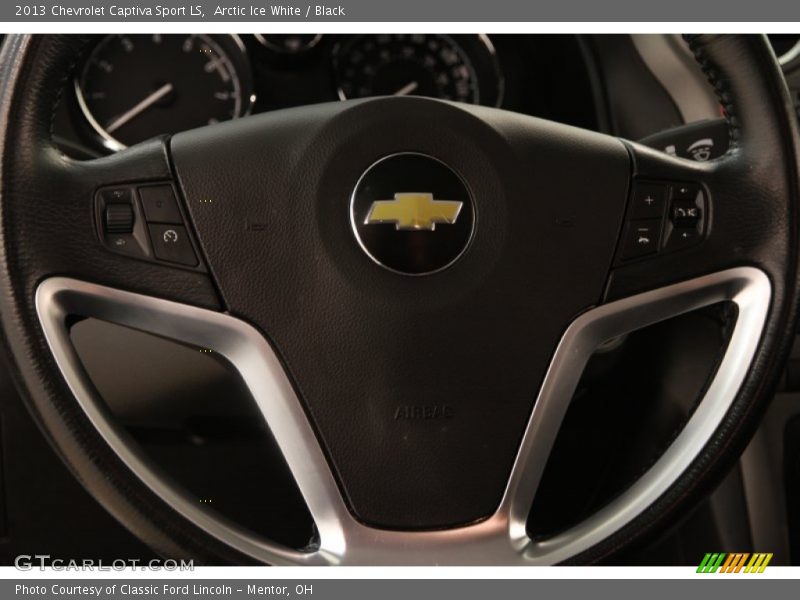 Arctic Ice White / Black 2013 Chevrolet Captiva Sport LS