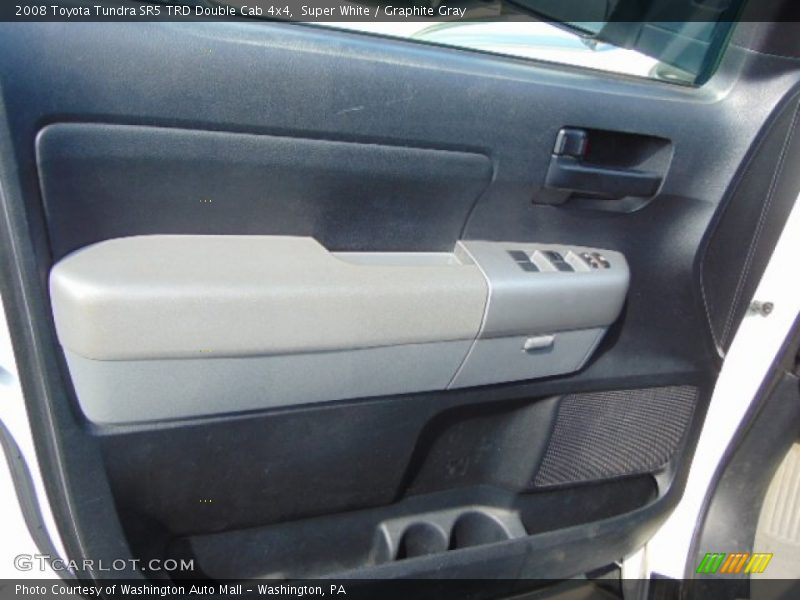 Super White / Graphite Gray 2008 Toyota Tundra SR5 TRD Double Cab 4x4