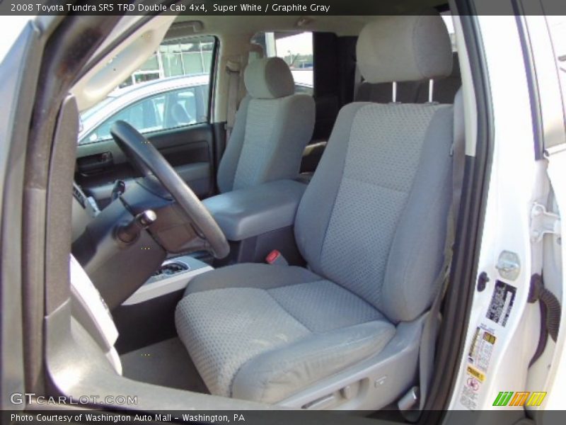 Super White / Graphite Gray 2008 Toyota Tundra SR5 TRD Double Cab 4x4