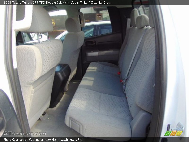 Super White / Graphite Gray 2008 Toyota Tundra SR5 TRD Double Cab 4x4