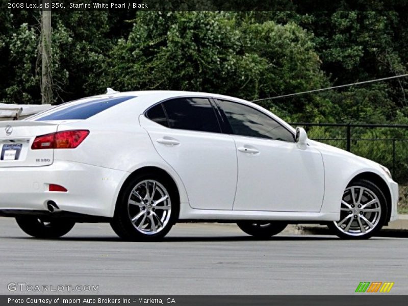 Starfire White Pearl / Black 2008 Lexus IS 350