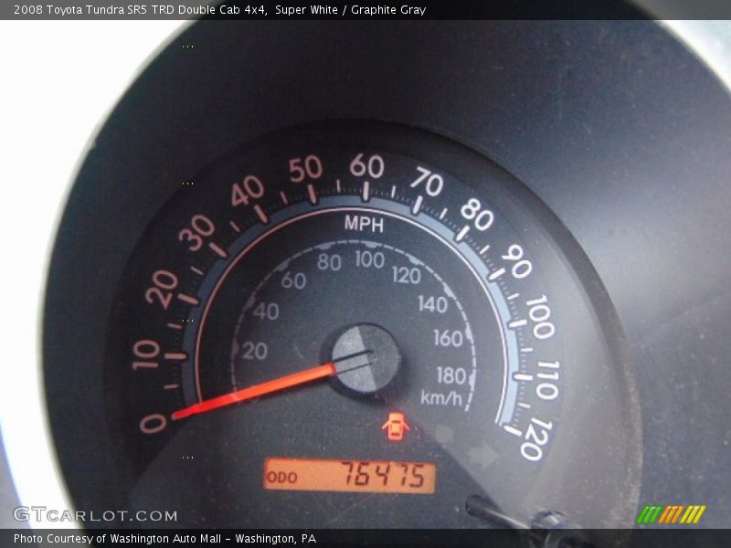 Super White / Graphite Gray 2008 Toyota Tundra SR5 TRD Double Cab 4x4