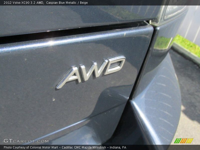 Caspian Blue Metallic / Beige 2012 Volvo XC90 3.2 AWD