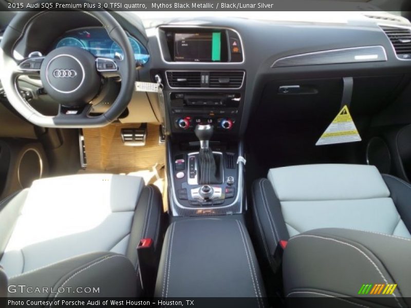Mythos Black Metallic / Black/Lunar Silver 2015 Audi SQ5 Premium Plus 3.0 TFSI quattro