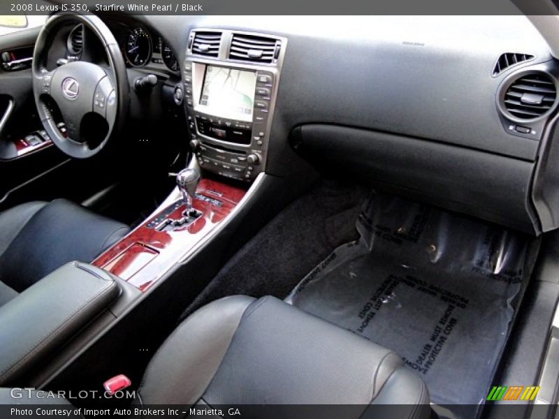 Starfire White Pearl / Black 2008 Lexus IS 350