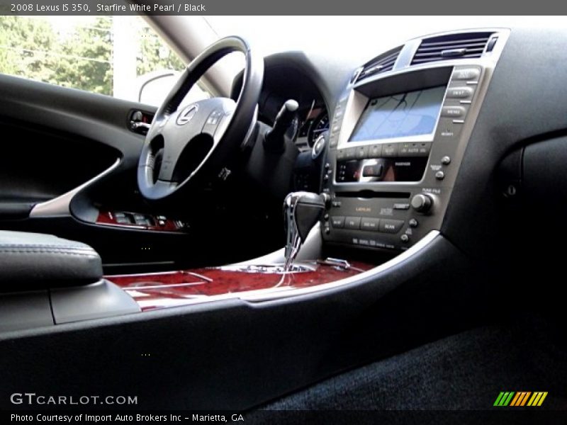 Starfire White Pearl / Black 2008 Lexus IS 350