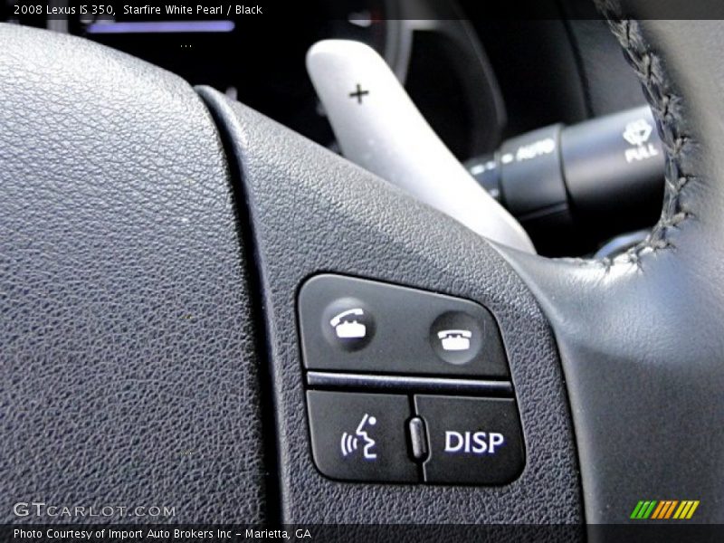 Starfire White Pearl / Black 2008 Lexus IS 350