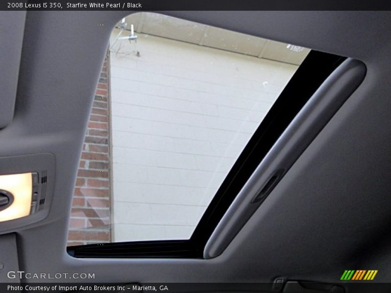 Starfire White Pearl / Black 2008 Lexus IS 350