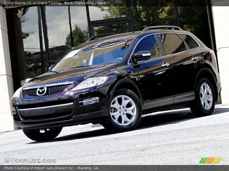 Black Cherry Mica / Sand 2008 Mazda CX-9 Grand Touring