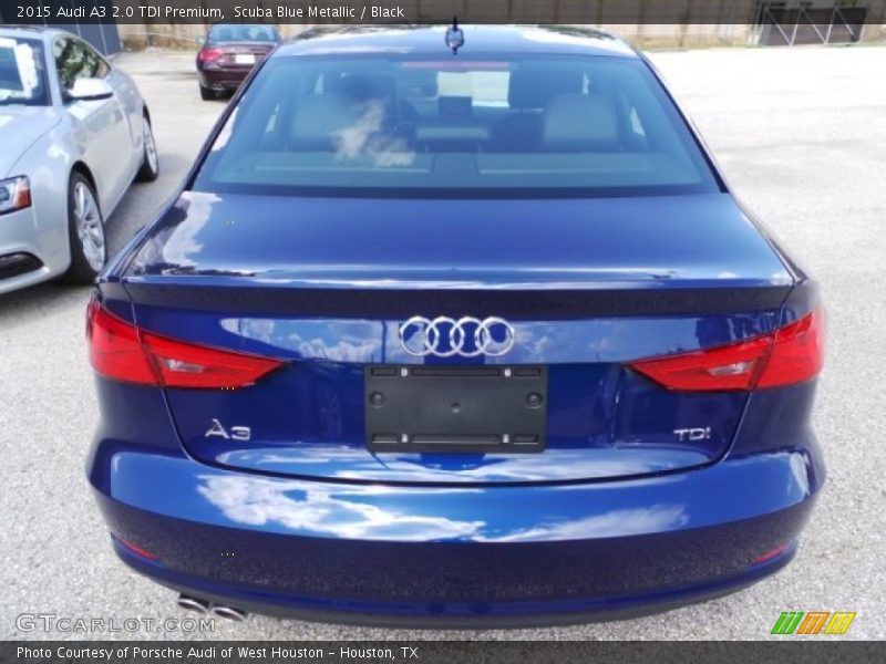 Scuba Blue Metallic / Black 2015 Audi A3 2.0 TDI Premium