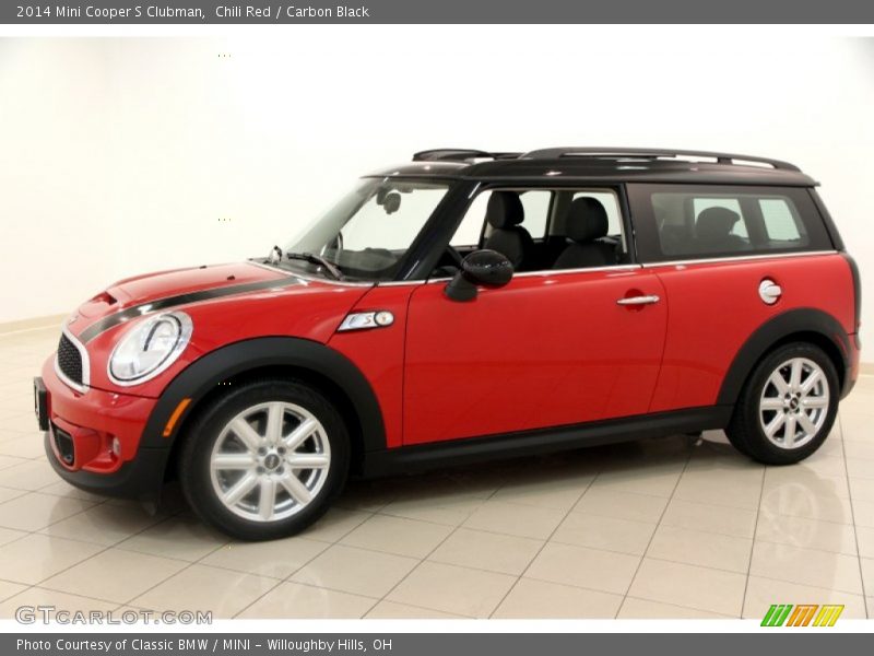 Chili Red / Carbon Black 2014 Mini Cooper S Clubman