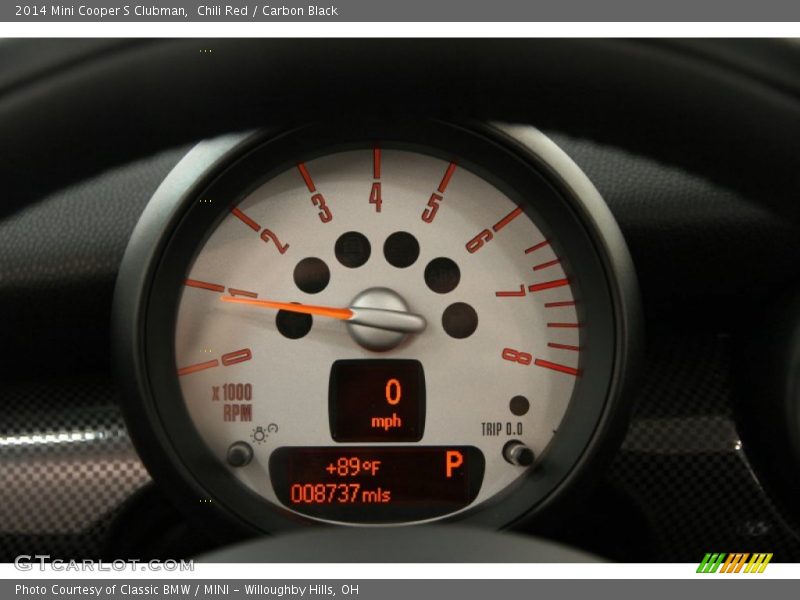 Chili Red / Carbon Black 2014 Mini Cooper S Clubman