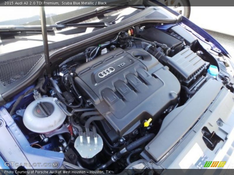  2015 A3 2.0 TDI Premium Engine - 2.0 Liter TDI DOHC 16-Valve Turbo-Diesel 4 Cylinder