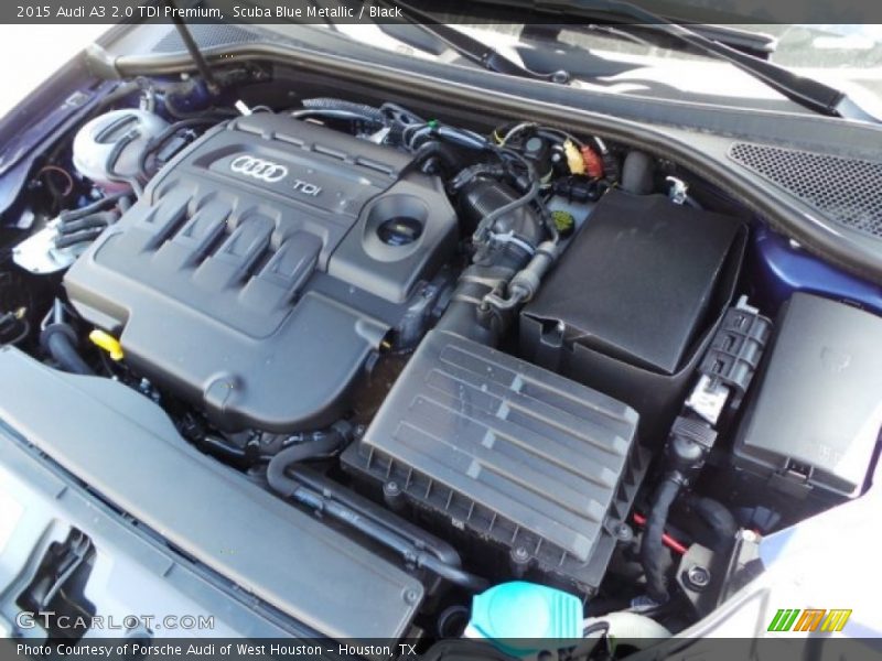  2015 A3 2.0 TDI Premium Engine - 2.0 Liter TDI DOHC 16-Valve Turbo-Diesel 4 Cylinder