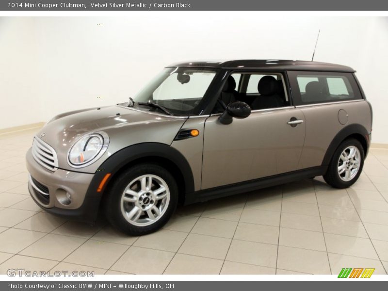 Velvet Silver Metallic / Carbon Black 2014 Mini Cooper Clubman