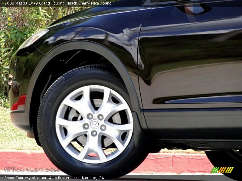 Black Cherry Mica / Sand 2008 Mazda CX-9 Grand Touring