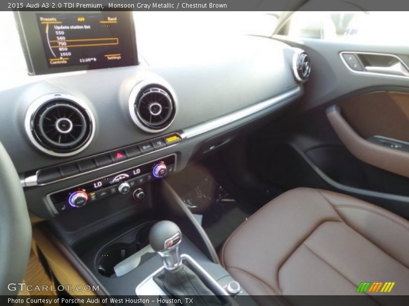 Monsoon Gray Metallic / Chestnut Brown 2015 Audi A3 2.0 TDI Premium