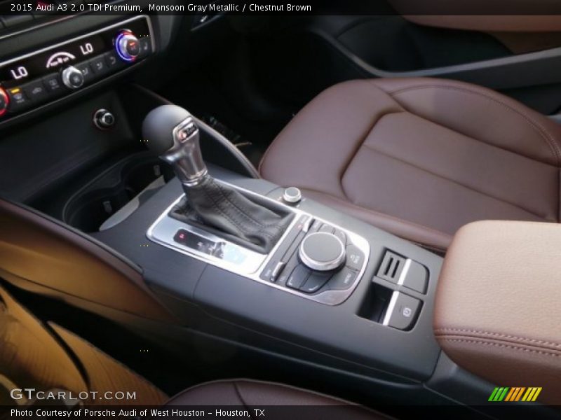 Monsoon Gray Metallic / Chestnut Brown 2015 Audi A3 2.0 TDI Premium