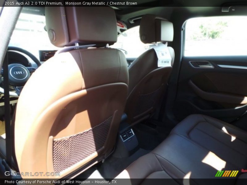 Monsoon Gray Metallic / Chestnut Brown 2015 Audi A3 2.0 TDI Premium