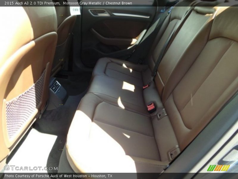 Monsoon Gray Metallic / Chestnut Brown 2015 Audi A3 2.0 TDI Premium