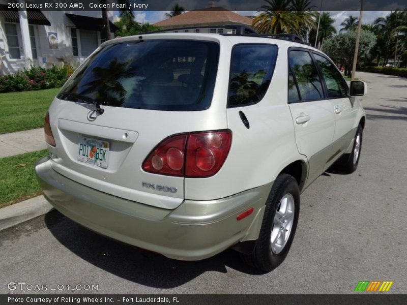 Golden Pearl / Ivory 2000 Lexus RX 300 AWD
