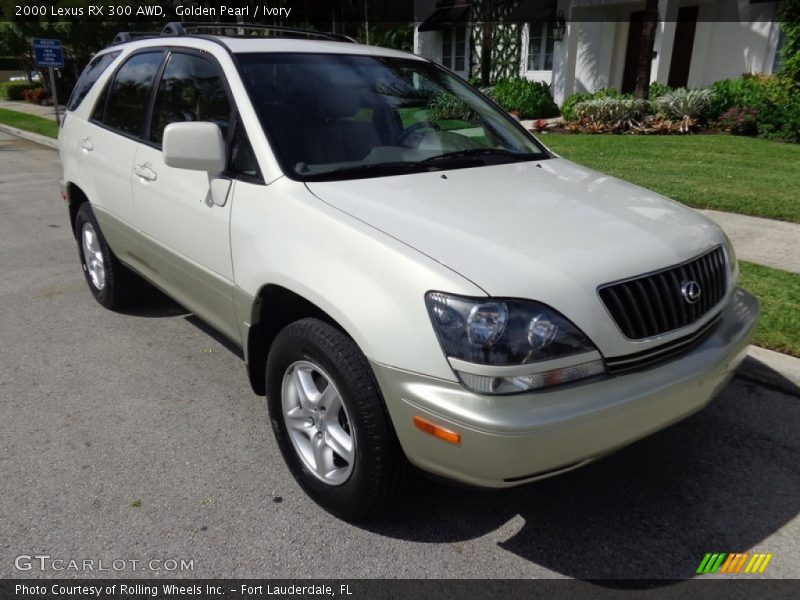 Golden Pearl / Ivory 2000 Lexus RX 300 AWD