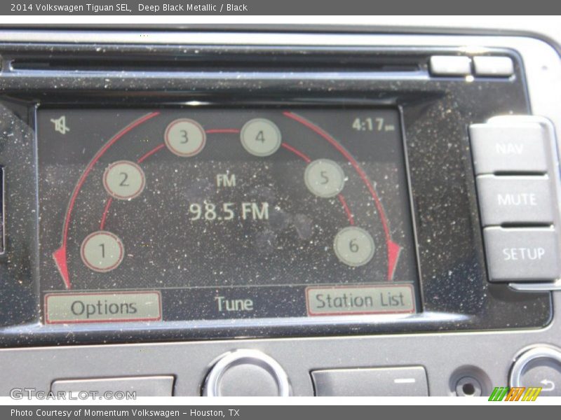 Deep Black Metallic / Black 2014 Volkswagen Tiguan SEL
