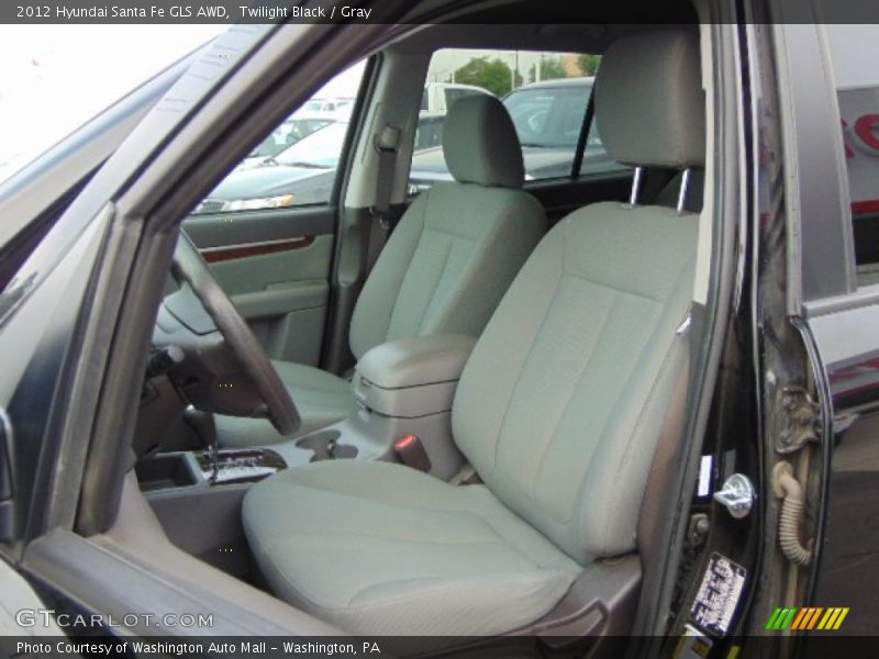 Twilight Black / Gray 2012 Hyundai Santa Fe GLS AWD
