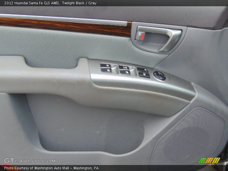 Twilight Black / Gray 2012 Hyundai Santa Fe GLS AWD