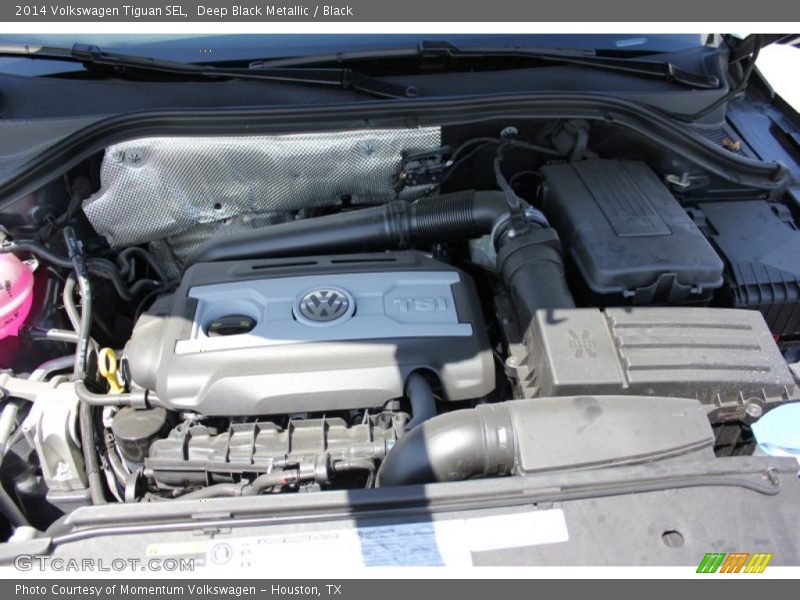Deep Black Metallic / Black 2014 Volkswagen Tiguan SEL