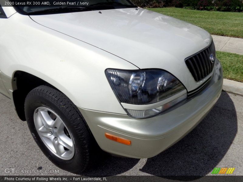 Golden Pearl / Ivory 2000 Lexus RX 300 AWD