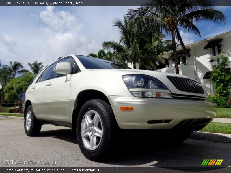 Golden Pearl / Ivory 2000 Lexus RX 300 AWD