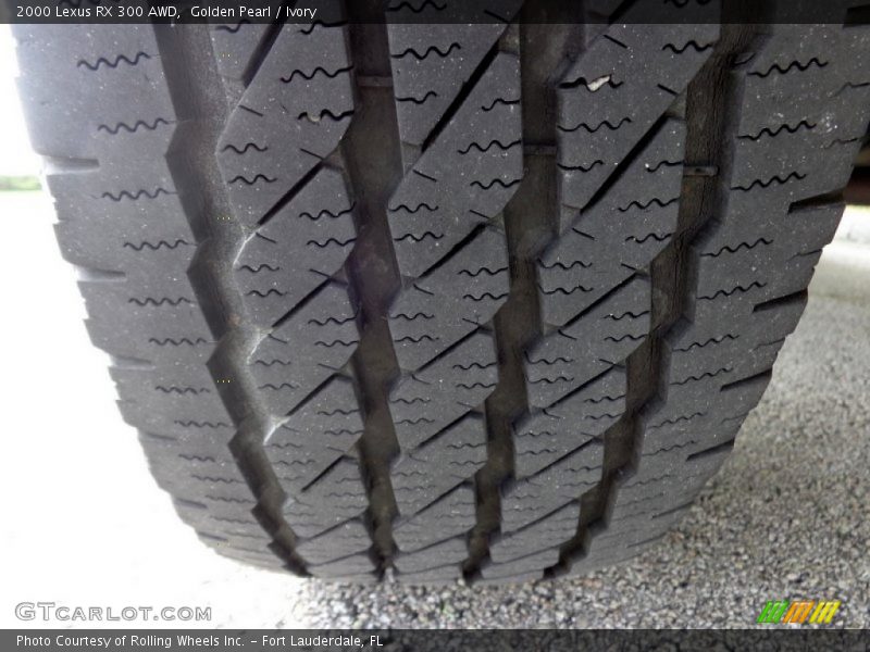 Golden Pearl / Ivory 2000 Lexus RX 300 AWD