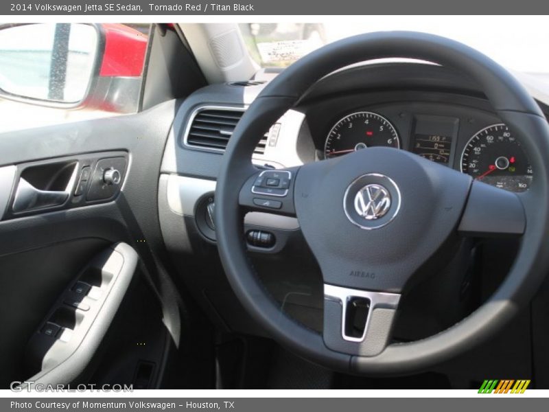 Tornado Red / Titan Black 2014 Volkswagen Jetta SE Sedan