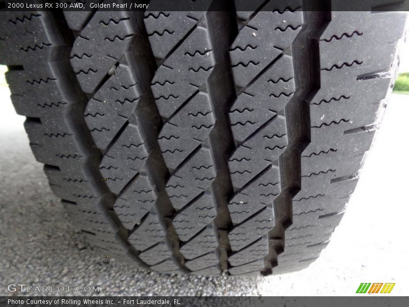 Golden Pearl / Ivory 2000 Lexus RX 300 AWD