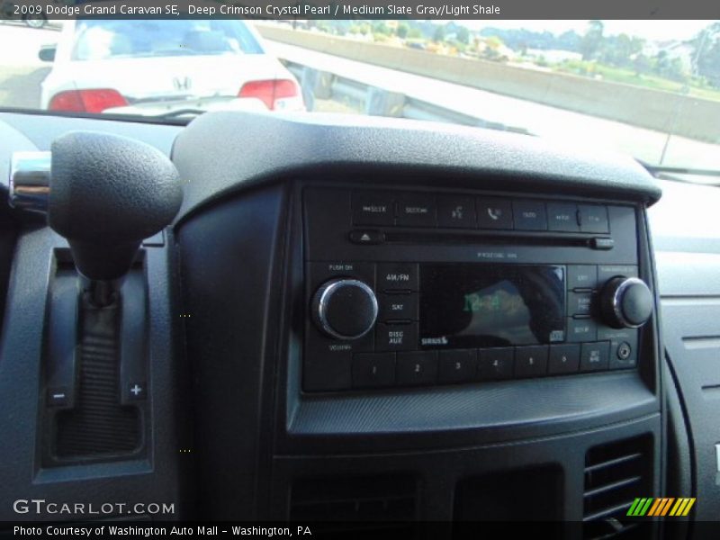Deep Crimson Crystal Pearl / Medium Slate Gray/Light Shale 2009 Dodge Grand Caravan SE