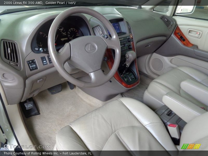  2000 RX 300 AWD Ivory Interior