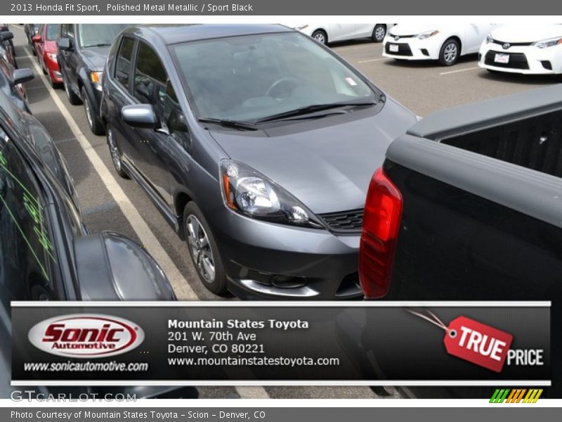 Polished Metal Metallic / Sport Black 2013 Honda Fit Sport