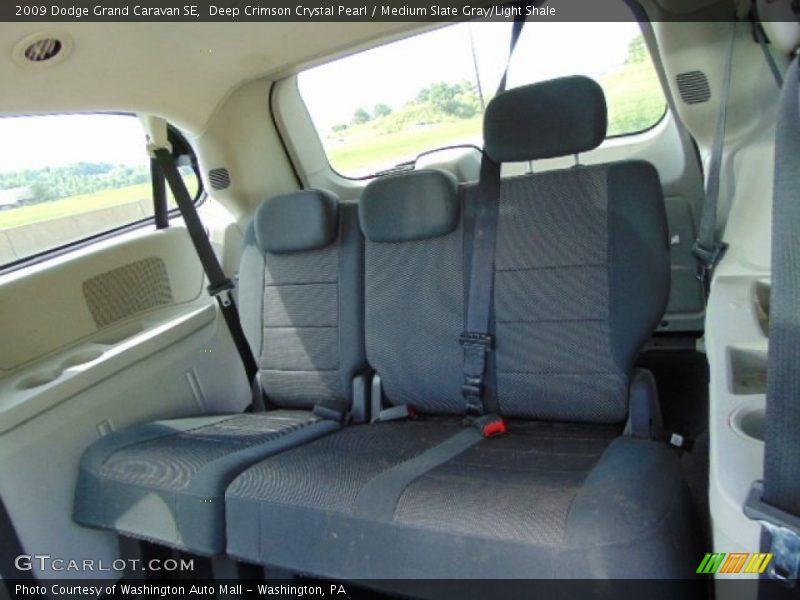 Deep Crimson Crystal Pearl / Medium Slate Gray/Light Shale 2009 Dodge Grand Caravan SE