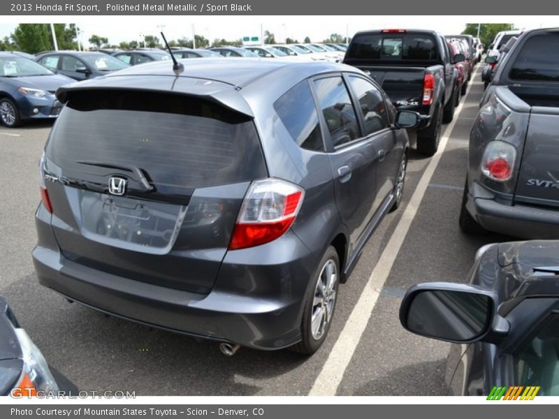 Polished Metal Metallic / Sport Black 2013 Honda Fit Sport
