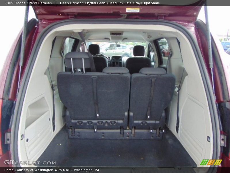 Deep Crimson Crystal Pearl / Medium Slate Gray/Light Shale 2009 Dodge Grand Caravan SE