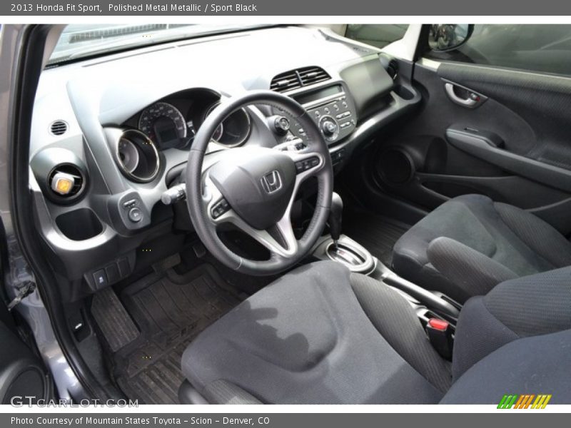Polished Metal Metallic / Sport Black 2013 Honda Fit Sport