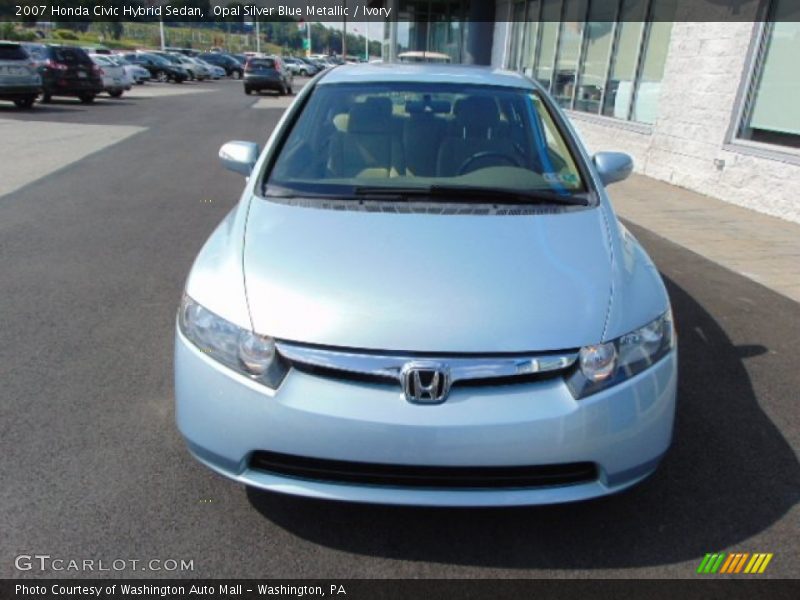 Opal Silver Blue Metallic / Ivory 2007 Honda Civic Hybrid Sedan
